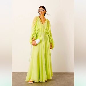 ASOS chiffon maxi dress
